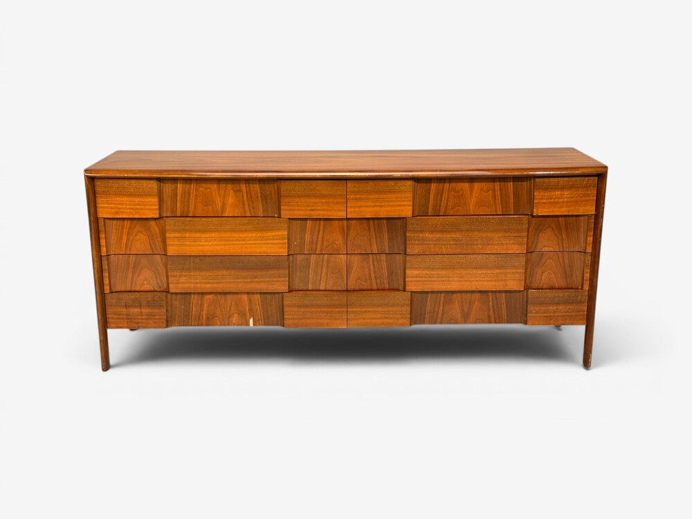 Edmond J. Spence, Sculptural Dresser, Walnut, Sweden, 1950s