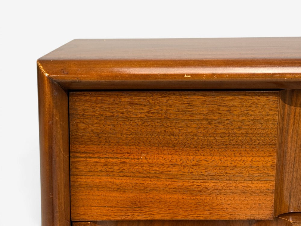 Edmond J. Spence, Sculptural Dresser, Walnut, Sweden, 1950s