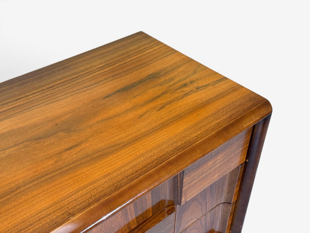 Edmond J. Spence, Sculptural Dresser, Walnut, Sweden, 1950s