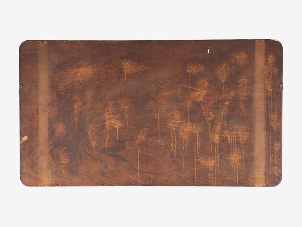Edmond J. Spence, Large Wall Mirror, Walnut, Sweden, 1950s