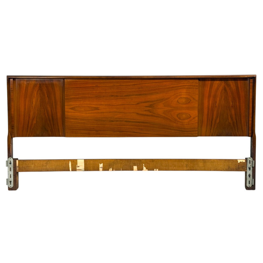 Edmond J. Spence, King Size Headboard, Walnut, Sweden, 1950s