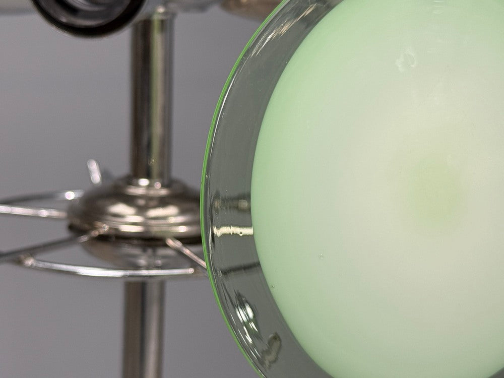 Mid-Century Modern, Mint Green Murano Glass, Pendant Light, 1960s