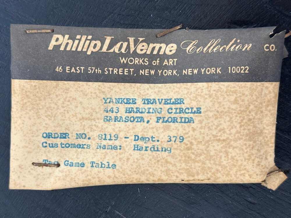Philip and Kelvin LaVerne, Rare Center Table, Bronze, USA, 1960s