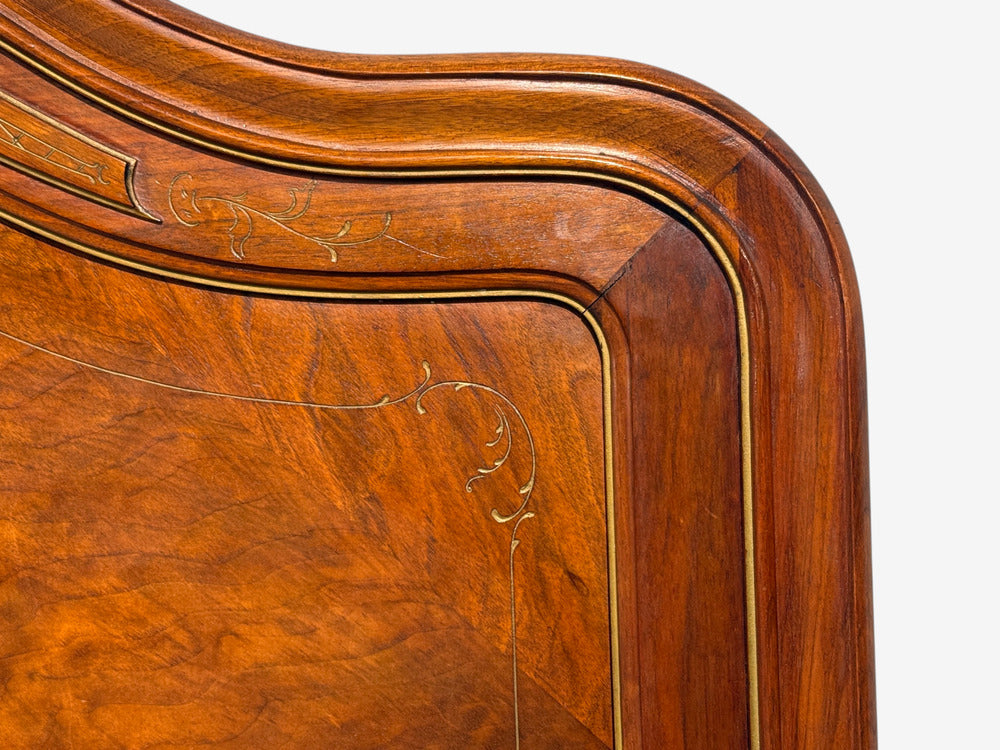 French Provincial Style, Twin Headboards, Walnut, Gilt, France, 20th c.