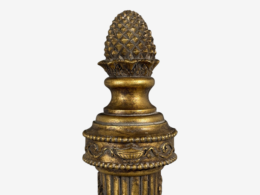 Neoclassical Style, Candelabra Wall Sconces, Giltwood, USA, 1940s