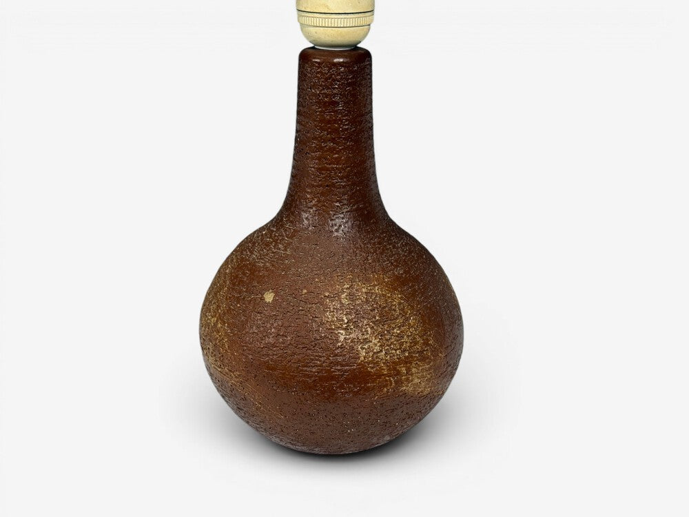 Søholm Stentøj, Danish Modern, Table Lamp, Burnt Orange Ceramic, Denmark, 1960s