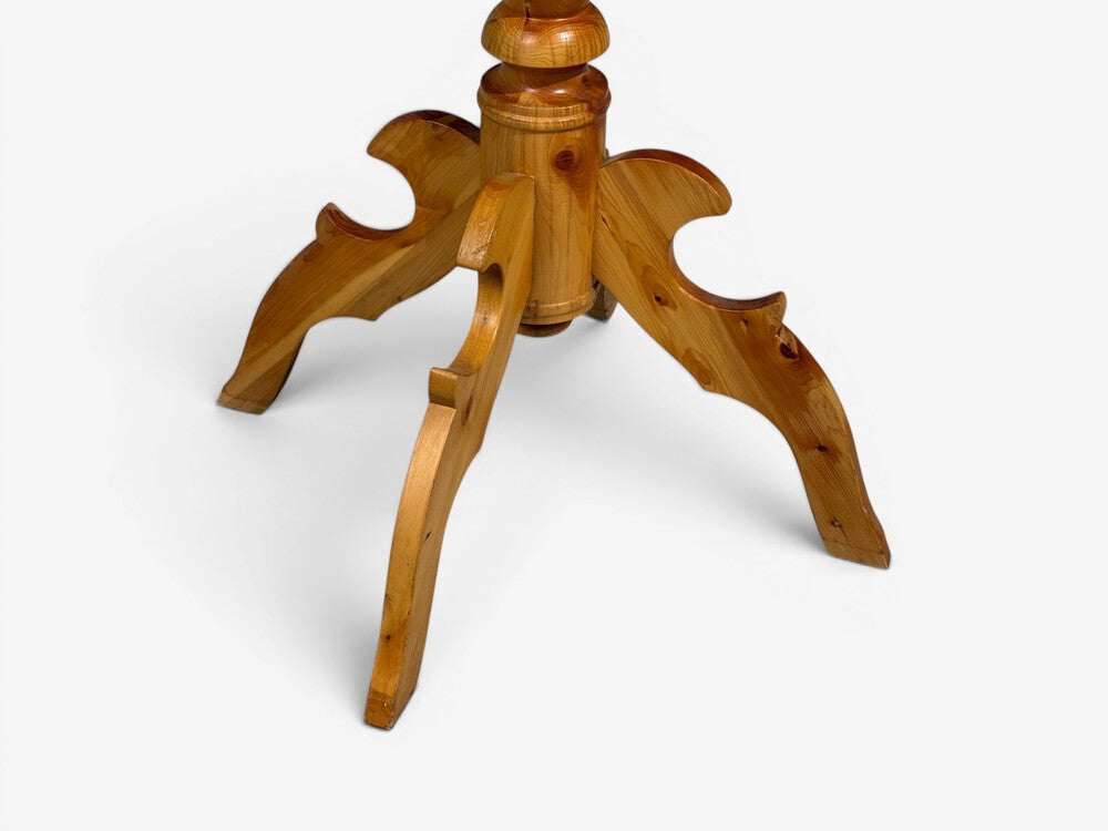 Swedish Modern, Side Table, Pine, Sliced Log, Sweden, 1960s