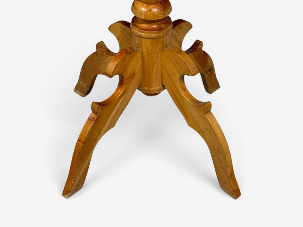Swedish Modern, Side Table, Pine, Sliced Log, Sweden, 1960s