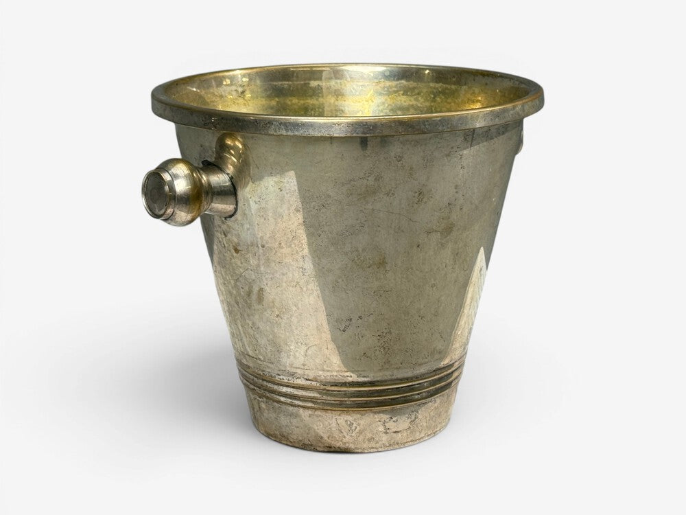 Art Deco Style, Champage or Ice Bucket, Silverplate, France, 20th c.