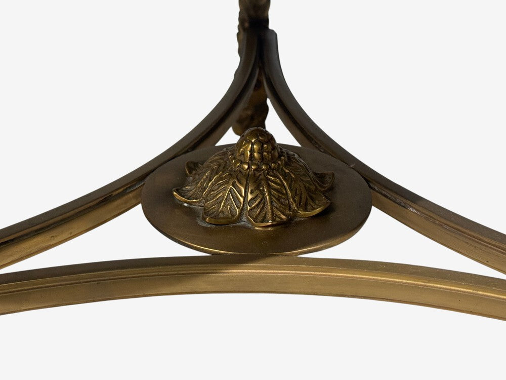 Louis XVI Style, Rams Head Gueridon, Bronze, Black Stone, France, 20th c.
