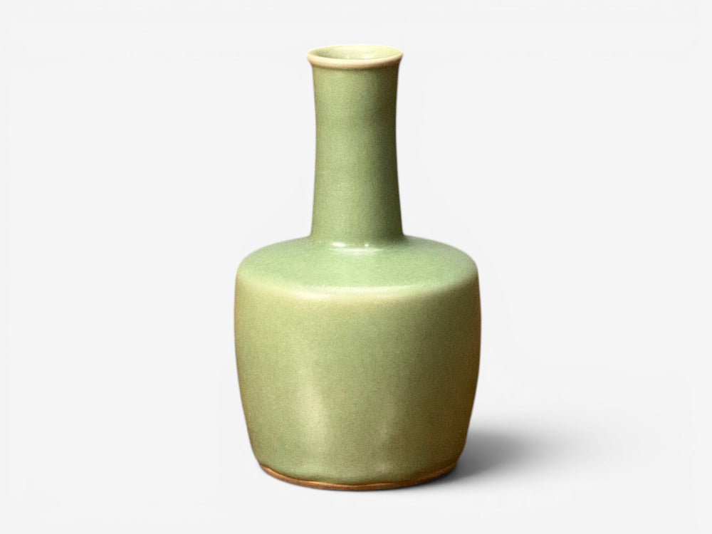 Longquan-Style Celadon Glazed Vase, Qing Dynasty, China, 19th c.