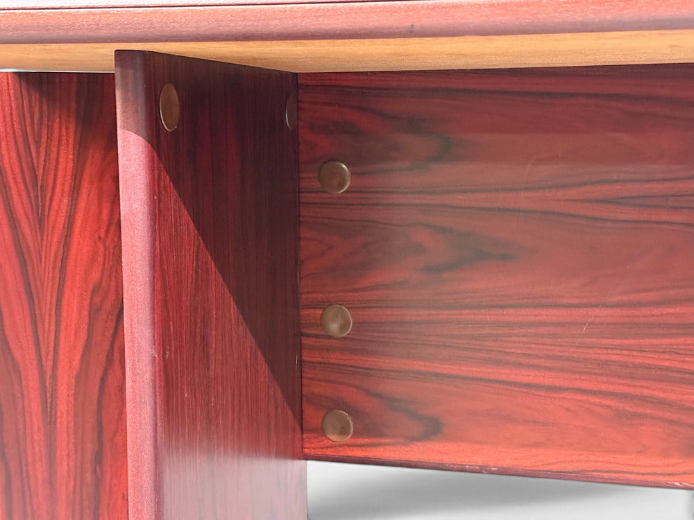 Sannemann, Convertible Console or Dining Table, Rosewood, Denmark, 1970s