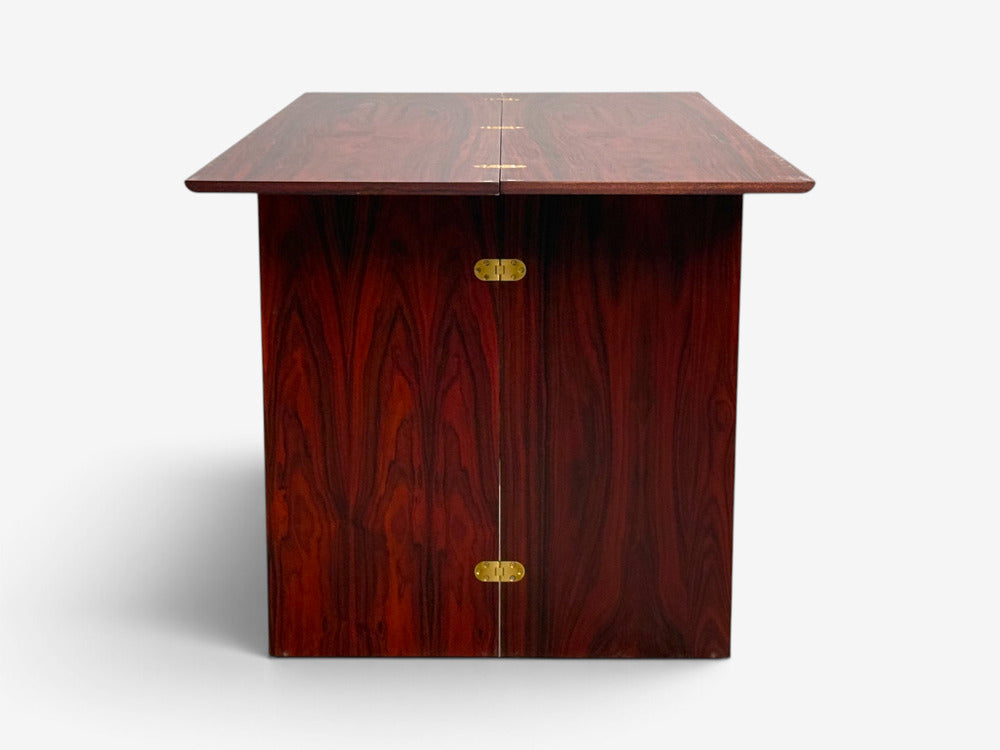 Sannemann, Convertible Console or Dining Table, Rosewood, Denmark, 1970s