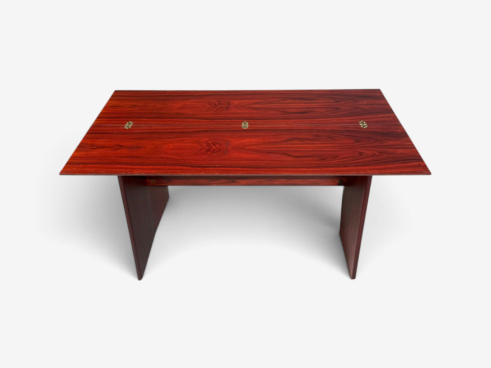 Sannemann, Convertible Console or Dining Table, Rosewood, Denmark, 1970s