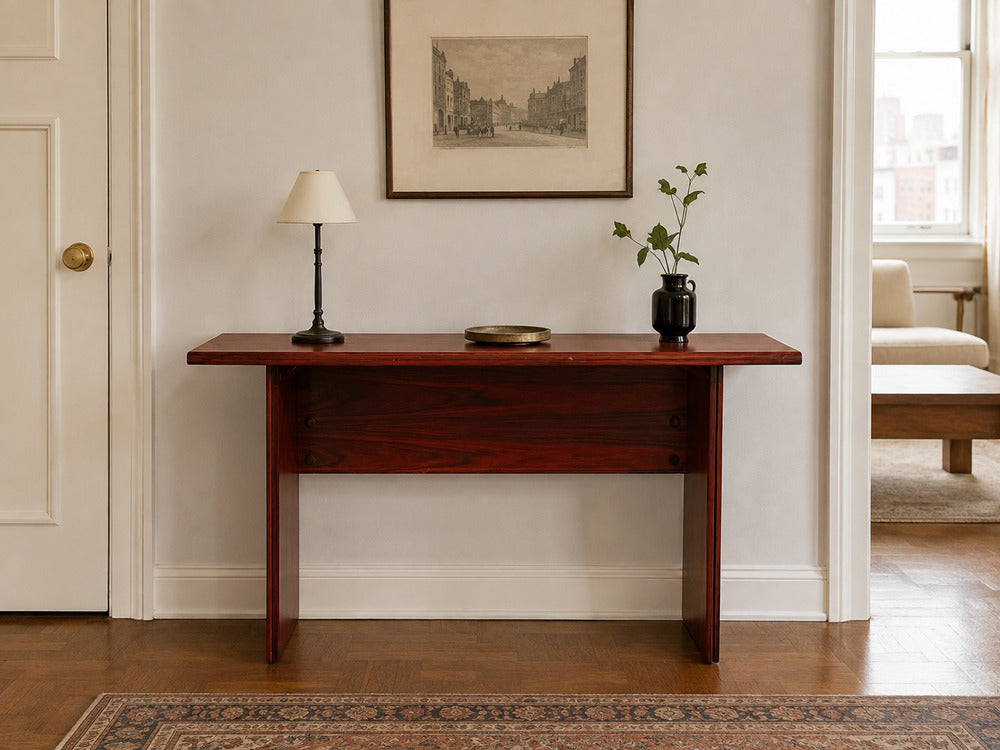 Sannemann, Convertible Console or Dining Table, Rosewood, Denmark, 1970s