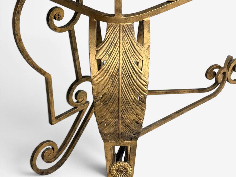 Maitland Smith, Console Table, Gilt Metal, Marble, Philippines, 1980s