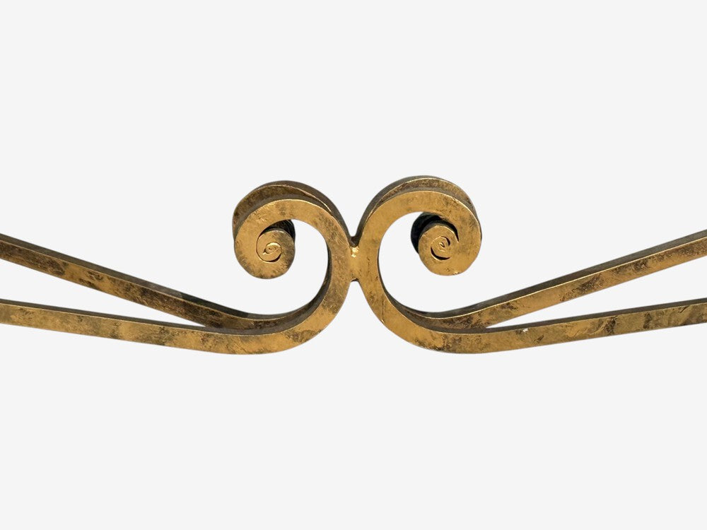 Maitland Smith, Console Table, Gilt Metal, Marble, Philippines, 1980s
