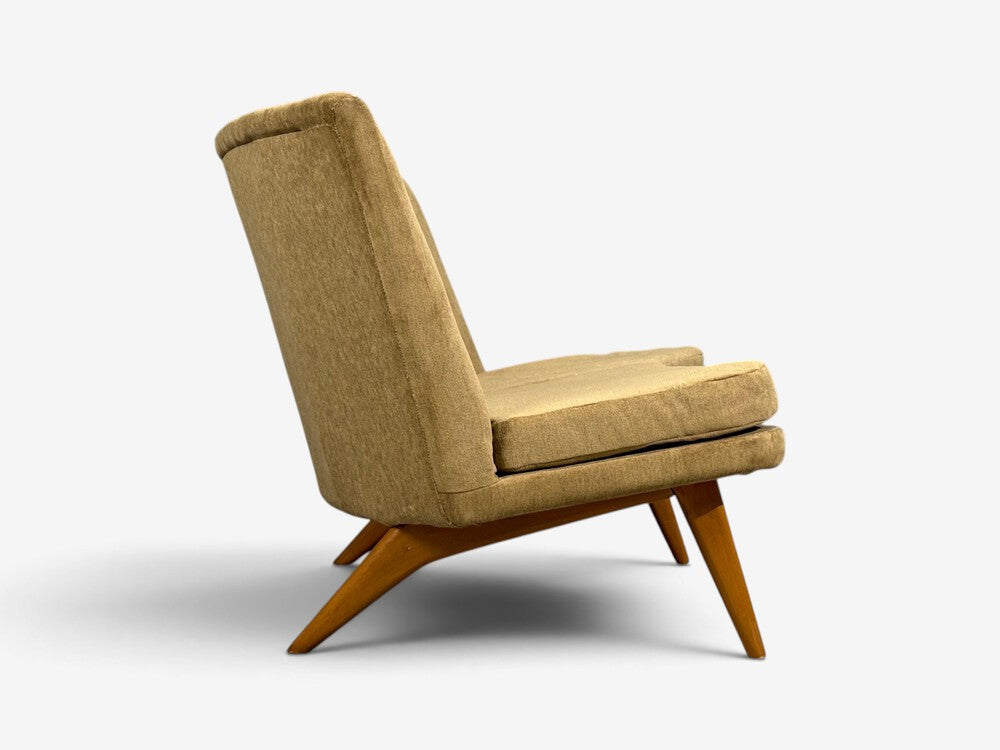Carl Gustaf Hiort af Ornäs, Sofa, Fabric, Lacquered Wood, Finland, 1940s