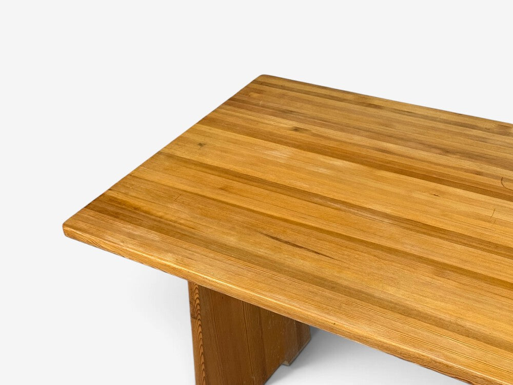 Göran Malmvall, Dining Table, Pine, Sweden, 1970s