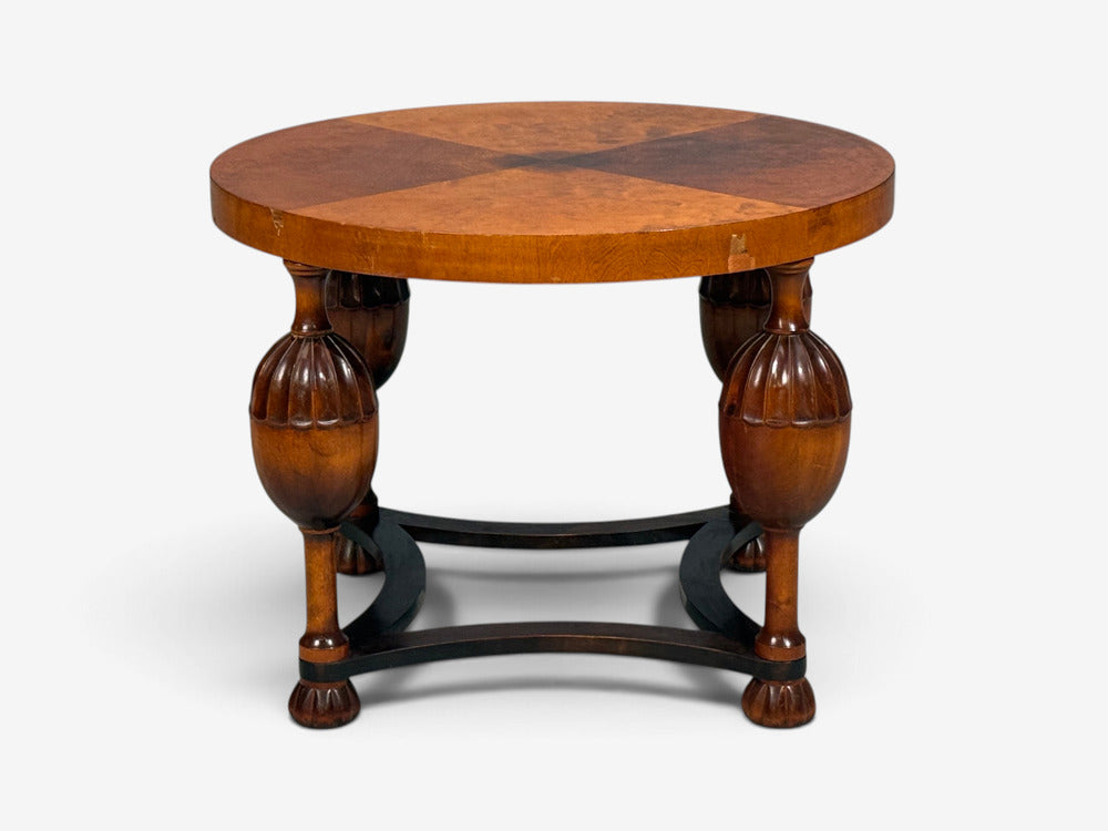 Swedish Modern, Coffee Table, Stained Birch, Sweden, 1930s