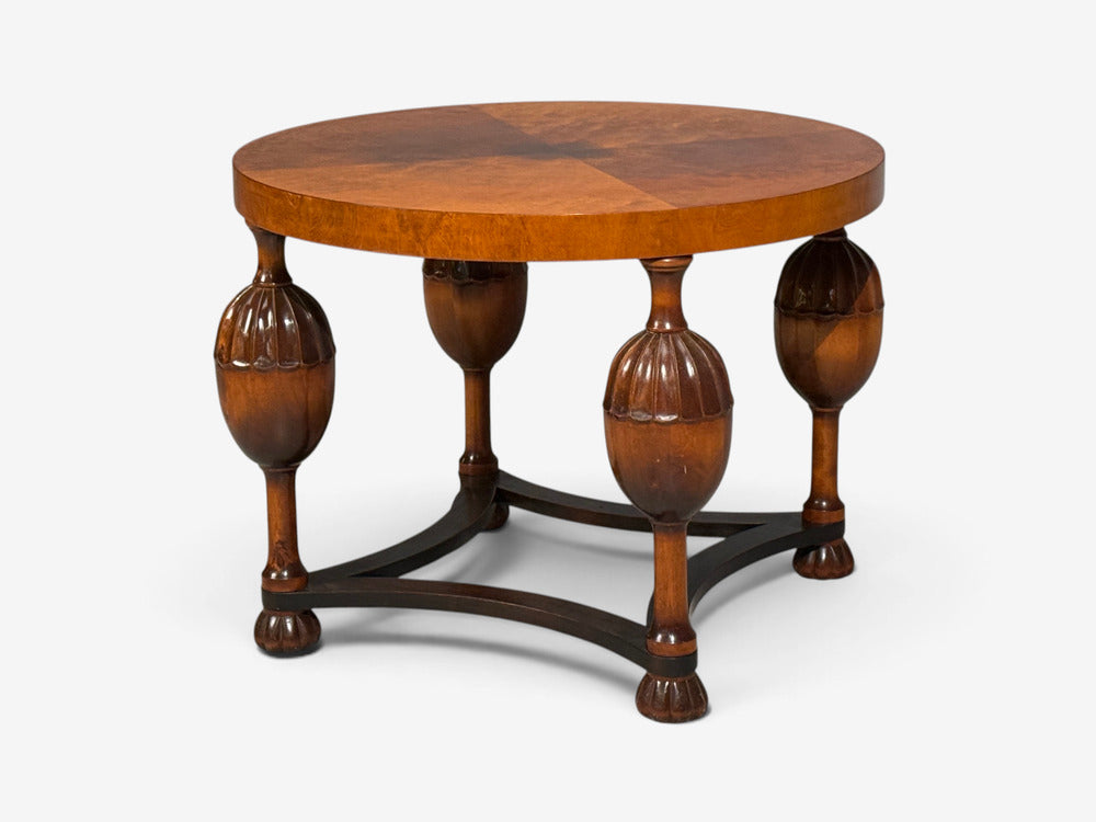 Swedish Modern, Coffee Table, Stained Birch, Sweden, 1930s