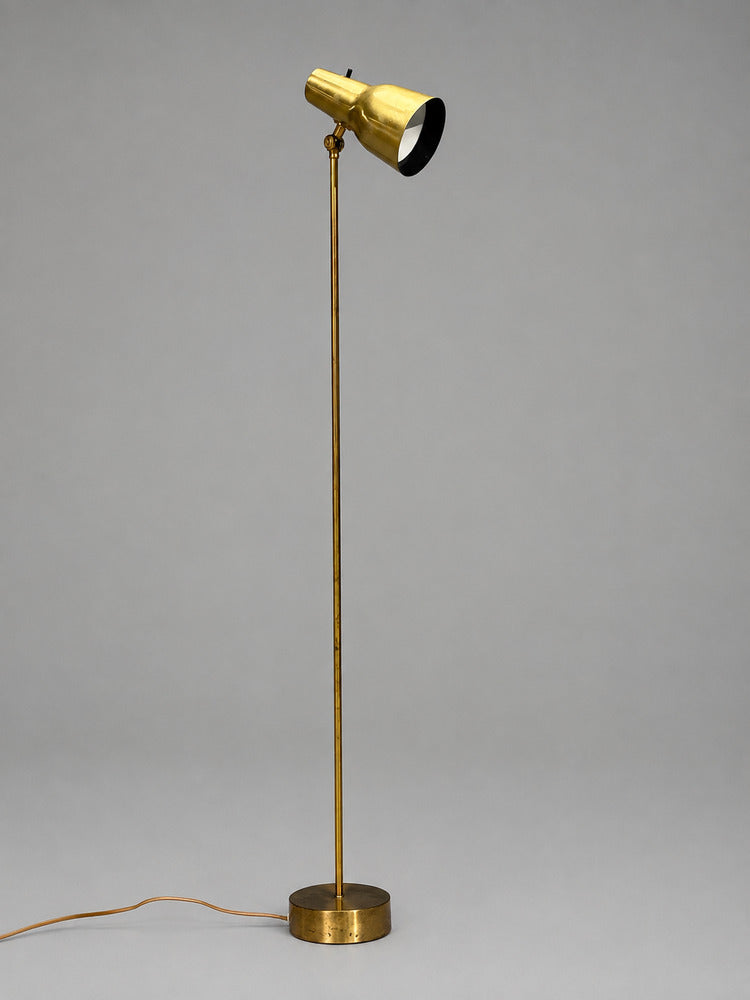 Falkenbergs Belysning, Floor Lamp, Brass, Sweden, 1960s