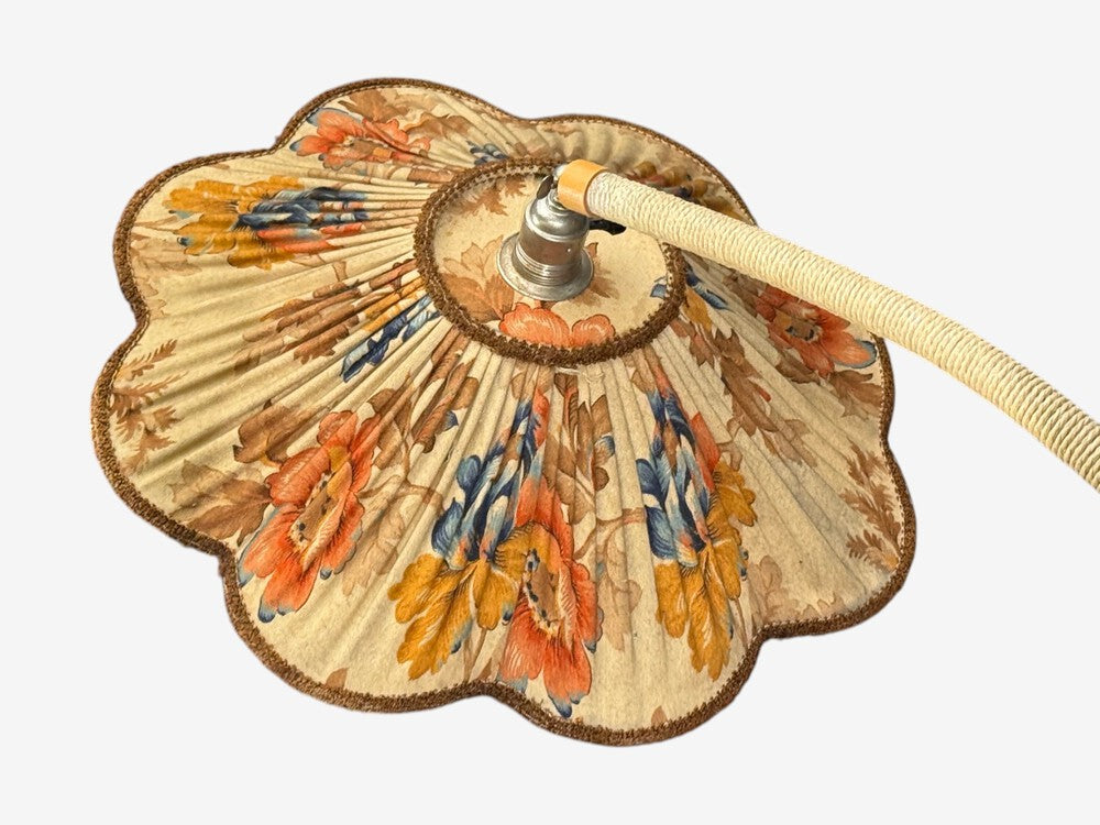 Swedish Modern, Organic Floor Lamp, Cord, Wood, Sweden, 1930s