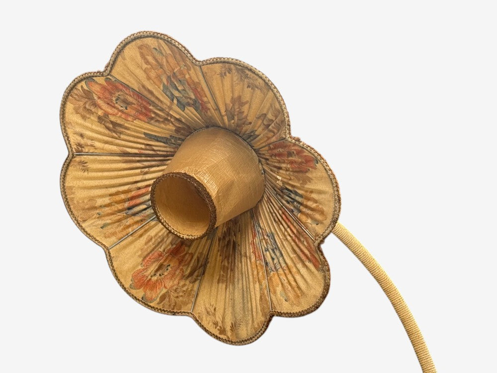 Swedish Modern, Organic Floor Lamp, Cord, Wood, Sweden, 1930s