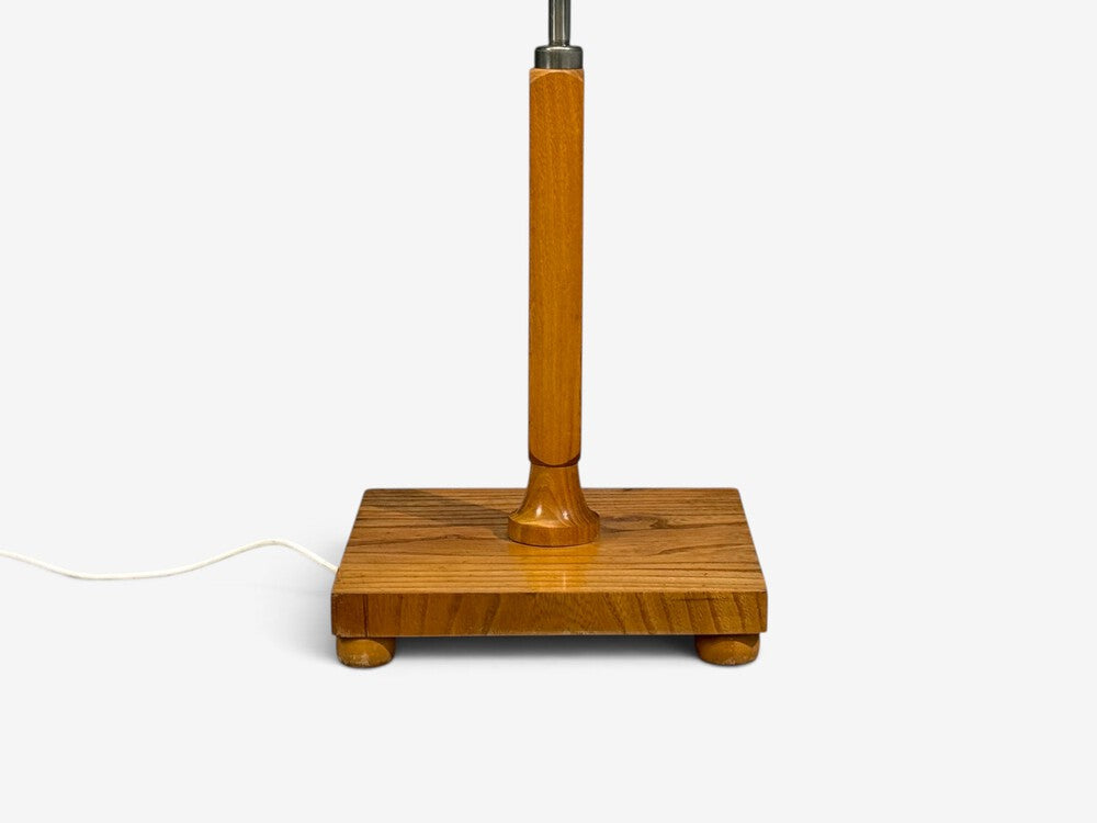 Swedish Modern, Floor Lamp, Light Wood, Metal, Sweden, 1930s