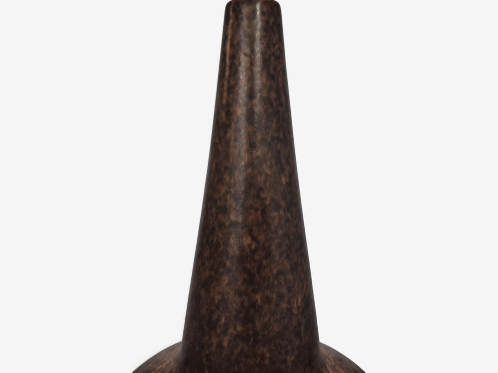 Marianne Starck, Large Table Lamps, Brown Stoneware, Denmark, 1960s