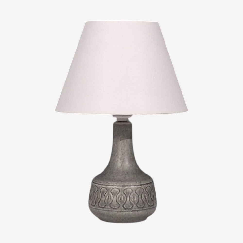 Søholm Stentøj, Table Lamp, Grey Stoneware, Denmark, 1960s