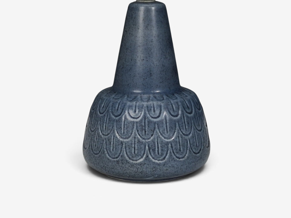 Søholm Stentøj, Table Lamp, Light Blue Stoneware, Denmark, 1960s