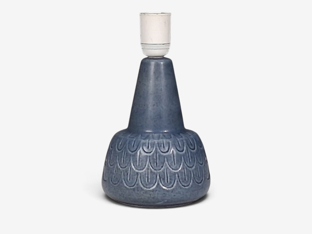 Søholm Stentøj, Table Lamp, Light Blue Stoneware, Denmark, 1960s