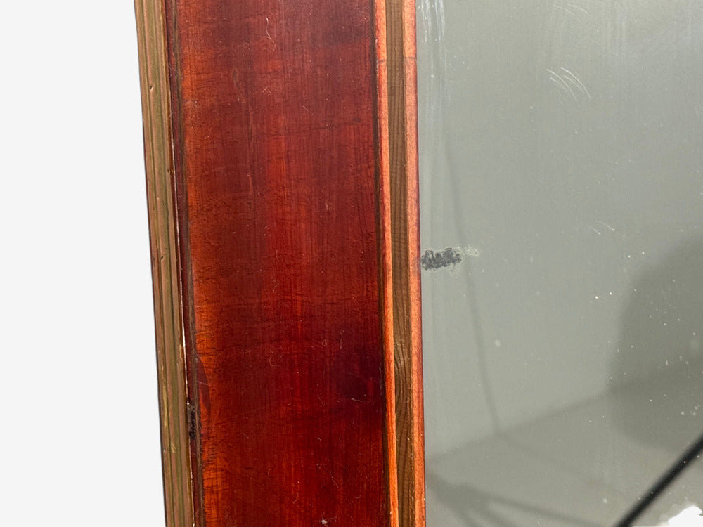 Russian Neoclassical, Wall Mirror, Mahogany, Bronze, Baltic States, 1860s