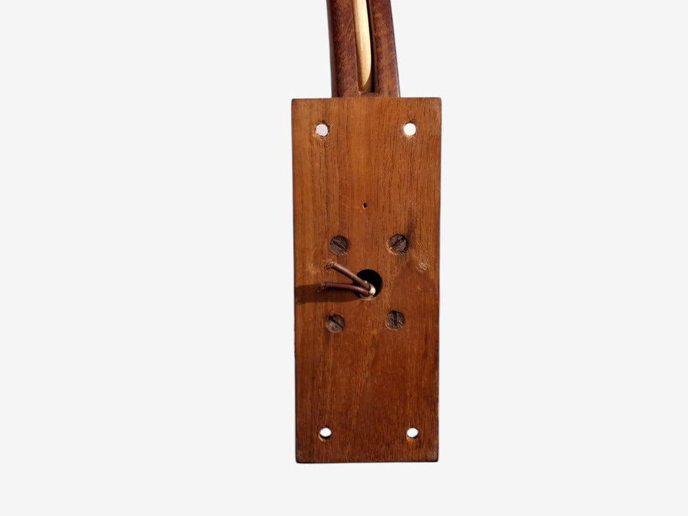 Danish Modern, Wall Sconce, Teak, Opal Glass, Denmark, 1960s