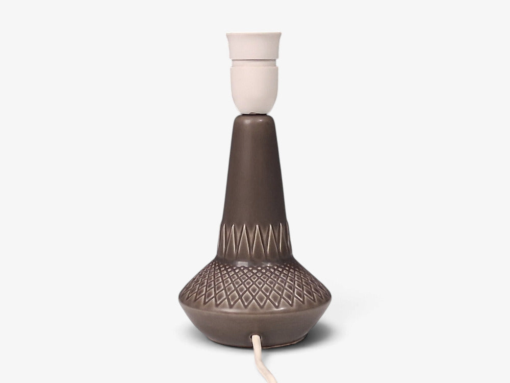 Einar Johansen, Table Lamp, Brown Stoneware, Denmark, 1960s