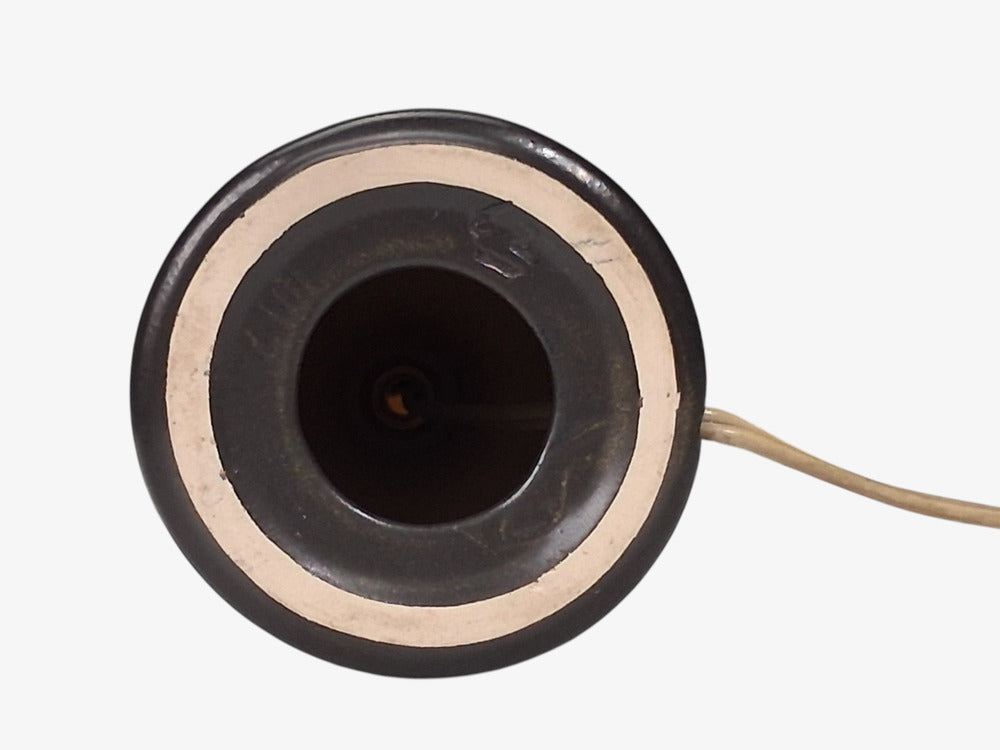Søholm Stentøj, Table Lamp, Brown Glazed Stoneware, Denmark, 1960s