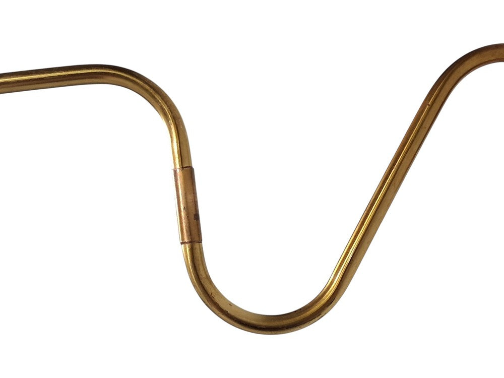 Voss Belysning, Articulating Wall Light, Paintated Brass, Metal, Denmark, 1950s