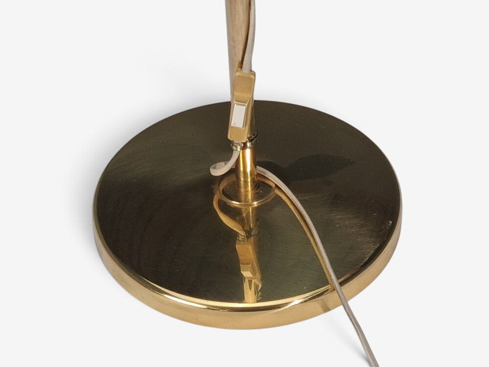 Hans-Agne Jakobsson, Large Adjustable Table Lamp, Polished Brass, Sweden, 1960s