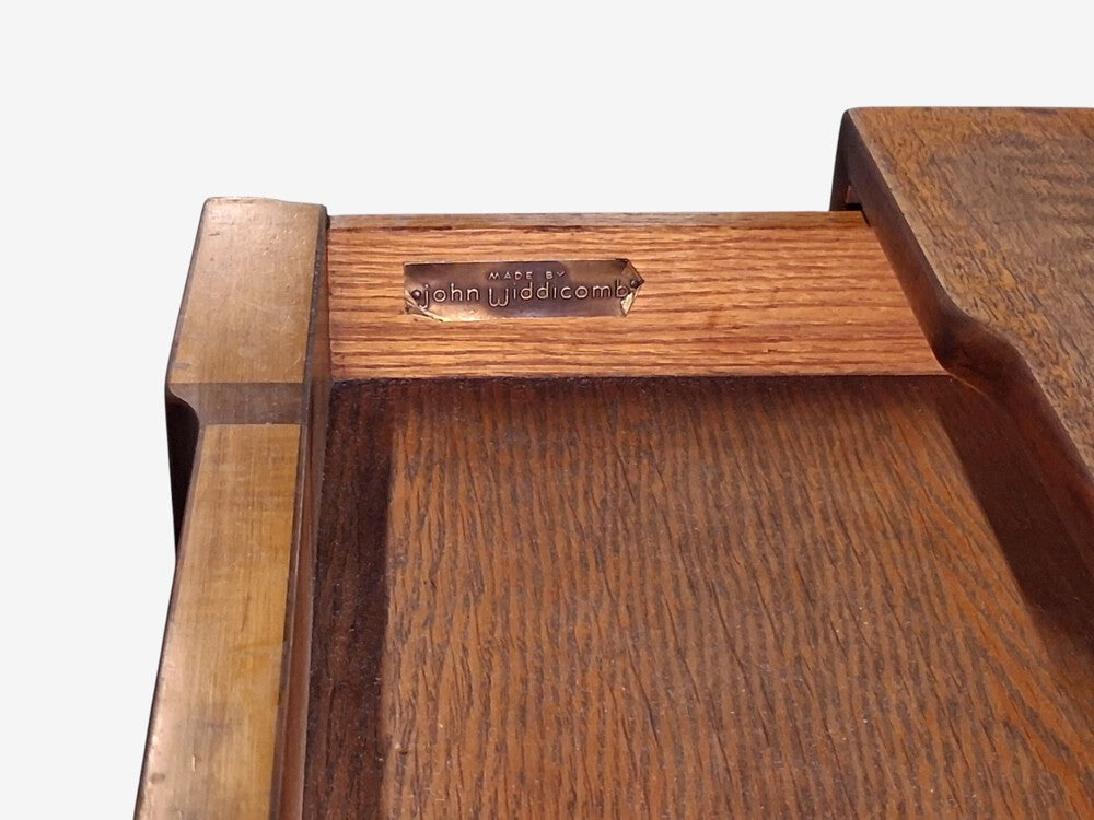 John Widdicomb, American Modern, Nightstand, Walnut, Brass, USA, 1960s