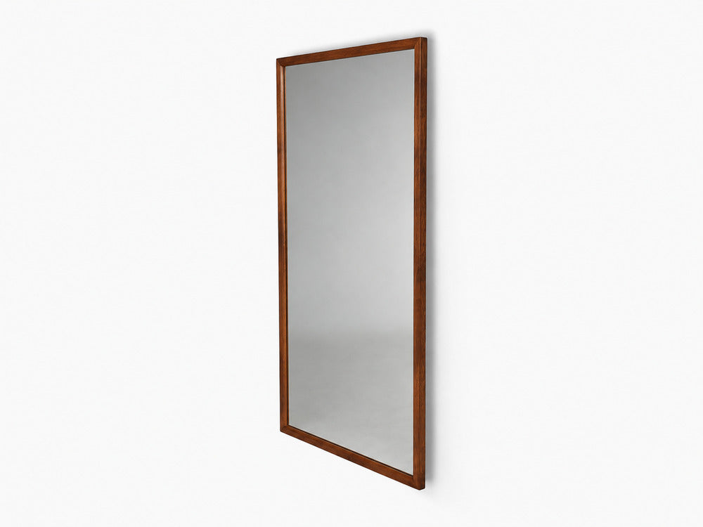 American Mid-Century Modern, Large Wall Mirror, Walnut, USA, 1950s