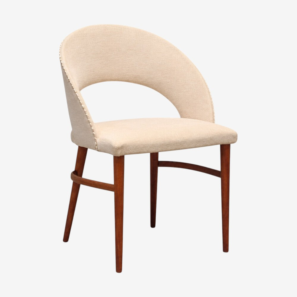 Bertil Fridhagen, Swedish Modern, Vanity Chair, Wood, Upholstery, Sweden, 1960s