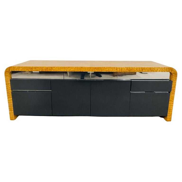 Mid-Century Modern Waterfall Sideboard / Dresser by Vladimir Kagan, Burlwood