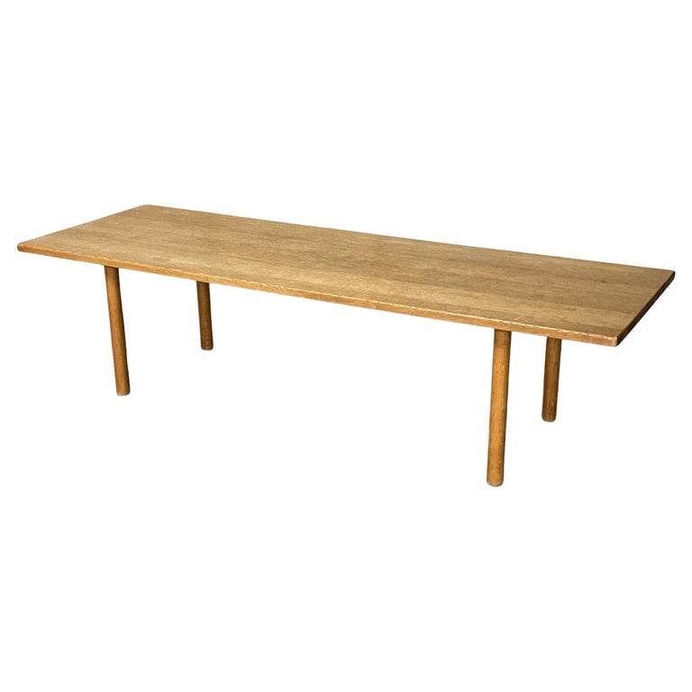 Mid-Century Modern Coffee Table by Hans Wegner, Oak, Hans J Wegner