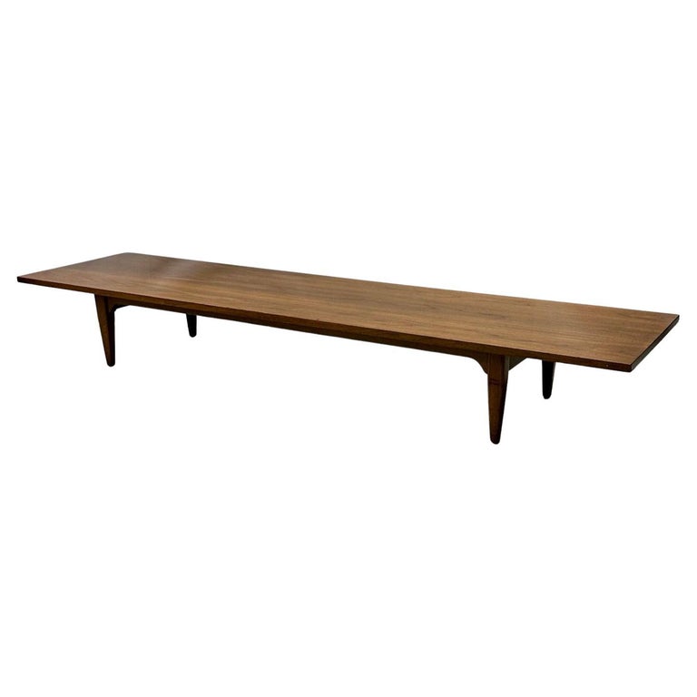 Danish Mid-Century Modern Solid Teak Narrow Low / Coffee Table, 1950s