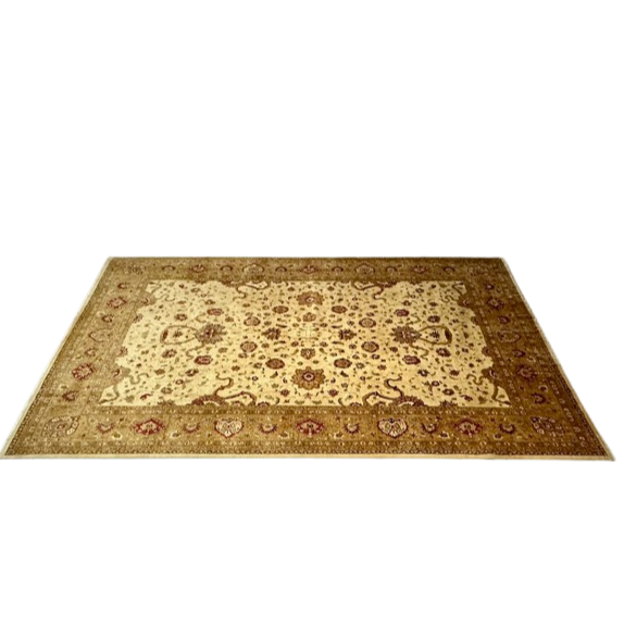 Pakistan Carpet having a Tabriz Design, Large Roomsize, 1980s, 12 by 18 Feet