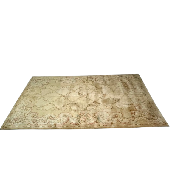 Palace Sized Indian Carpet having a French Design, 2000s, 12 by 18 Feet