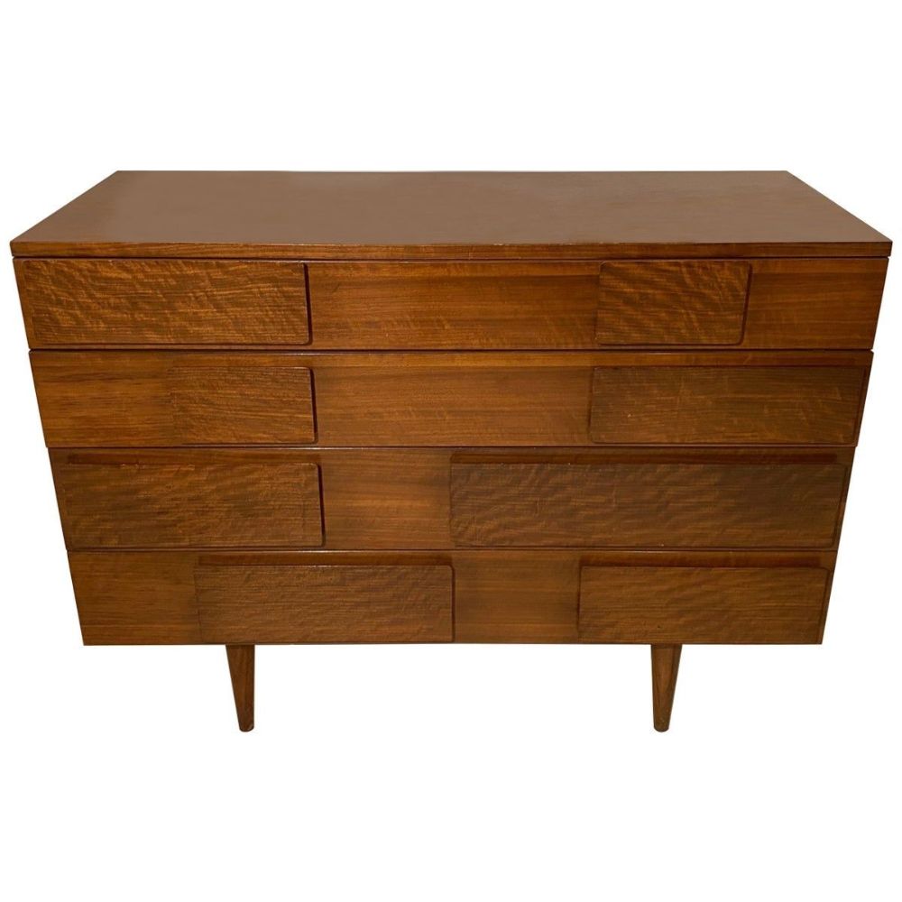 Gio Ponti Four-Drawer Dresser Chest with M. Singer and Sons Label