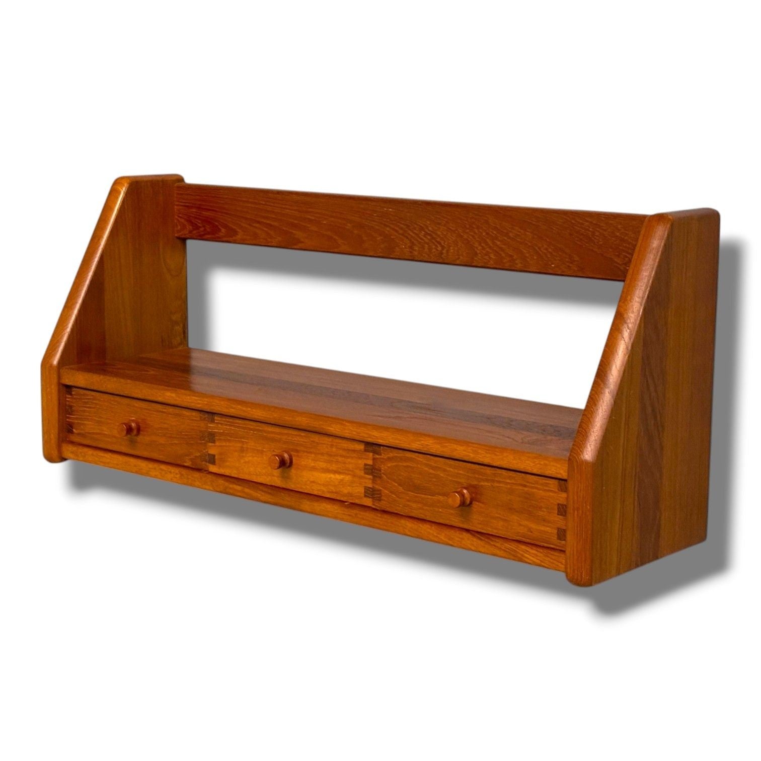 Dyrlund, Swedish Modern, Teak, Wall Shelf, Denmark, 1960s