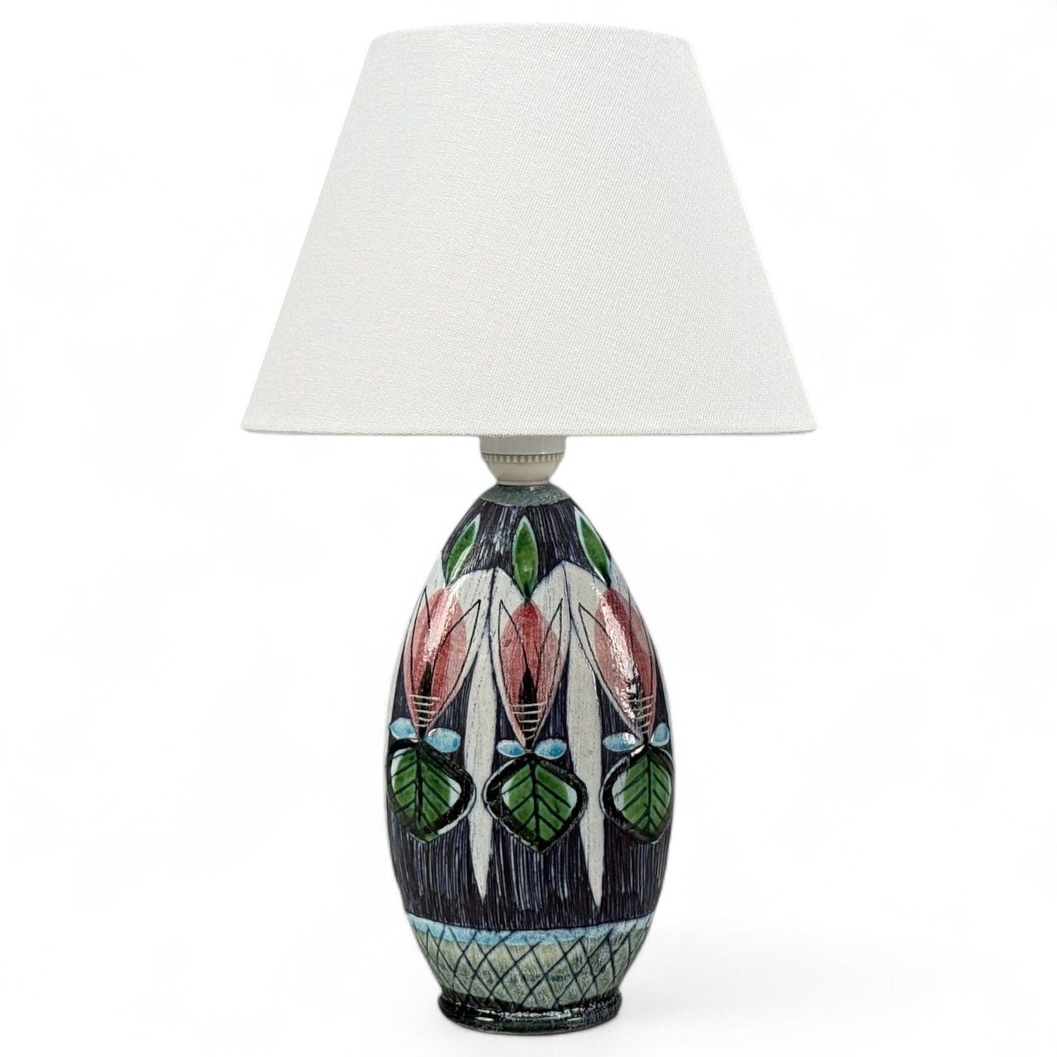 Tilgmans Keramik, Swedish Modern, Ceramic, Table Lamp, Sweden, 1960s